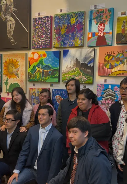 La galería anual donde los jóvenes de Intégrame Down exponen sus obras